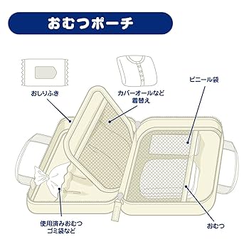 Amazon.co.jp: [ミキハウス] おむつポーチ 40-8284-457 大人用