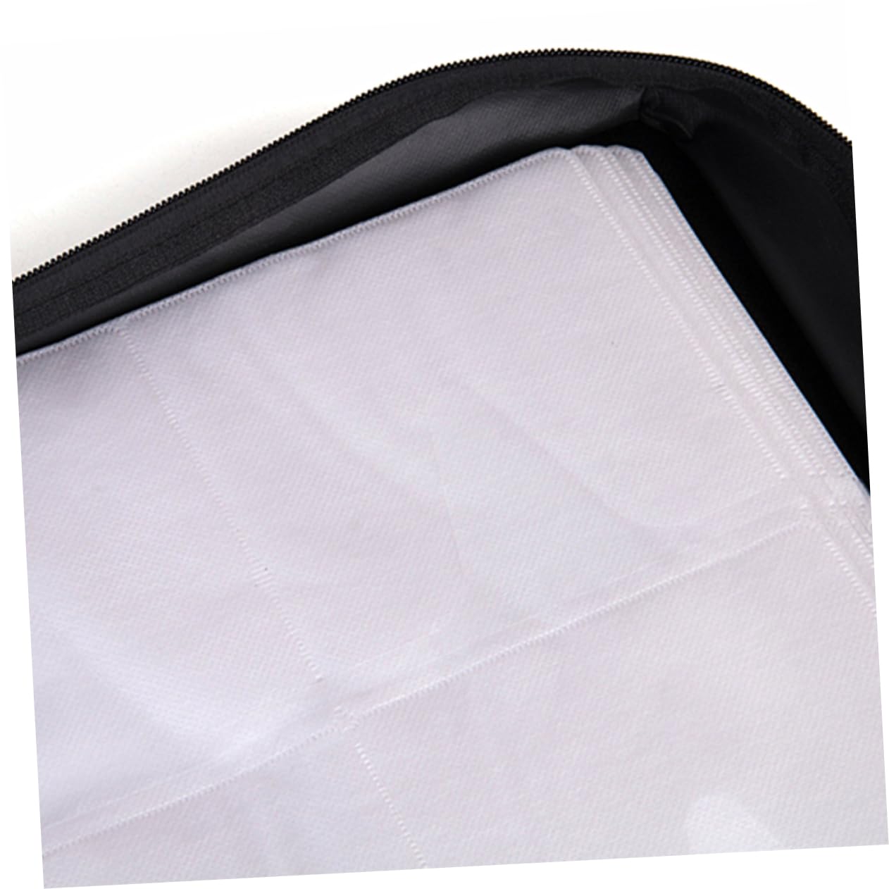 iplusmile Custodia per CD e Dvd da Slot Borsa Portatile in Pelle Pu per Riporre CD e Dvd Cerniera Scorrevole Facile da Usare