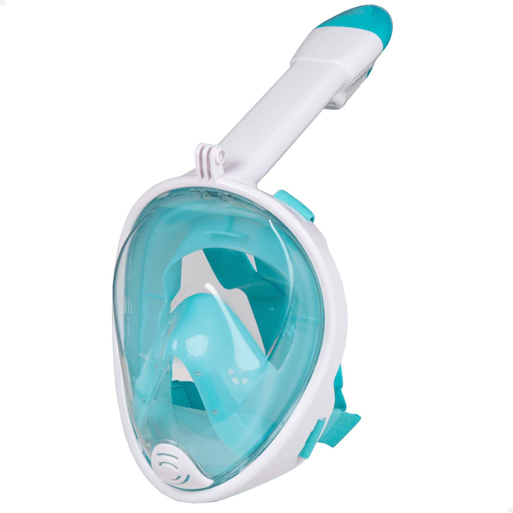 AKTIVE Aqua Sport Máscara de Snorkel Azul Claro S/M, para Mayores de 12 años, para bucear, Accesorios de Buceo (62312)