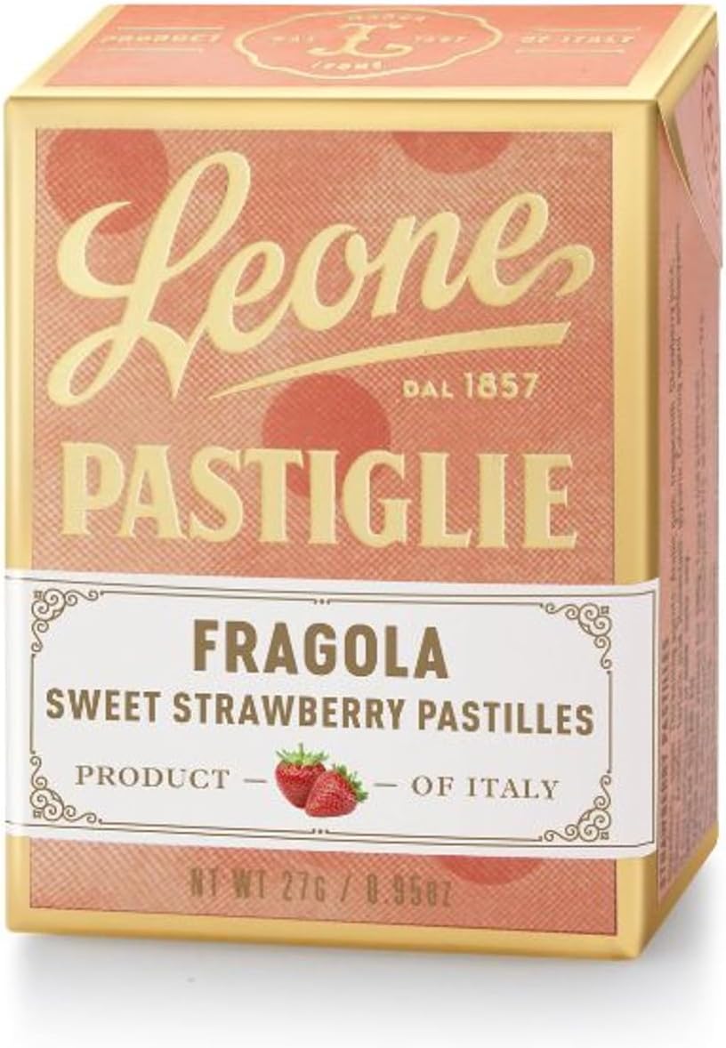 Leone, Strawberry Pastilles, 1 Ounce