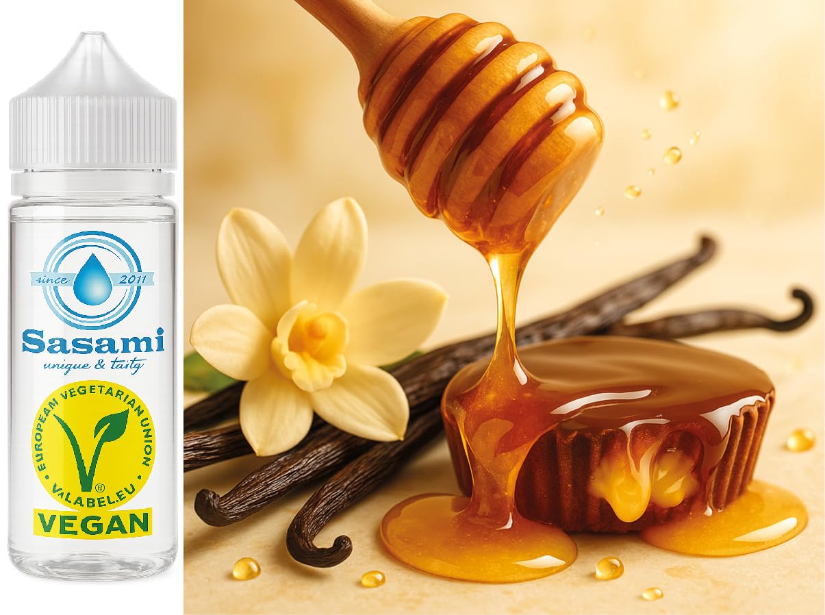 Velvet Honey – wanilia miód aromat koncentrat – Wegański – Sasami – 100ml