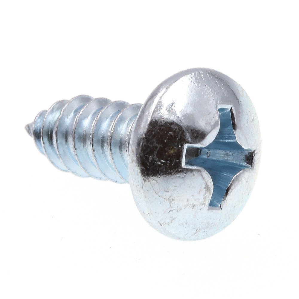 Prime-Line 9021201 Tornillo de chapa metálica, autorroscante, Phillips de cabeza plana, #14 x 5/8 pulgadas, acero chapado en zinc, paquete de 75
