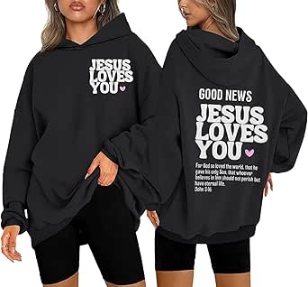 Cethrio Girls Hoodies With Pockets, Long Sleeve Graphic Loose Fit
