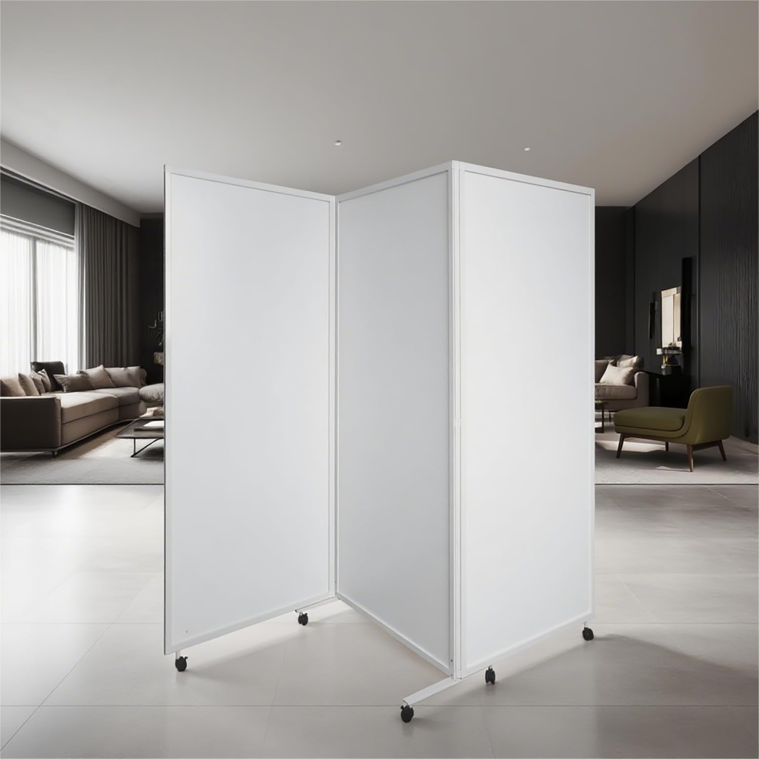 Amazon.co.jp: 折りたたみ 間仕切り パーテーション 衝立 三連