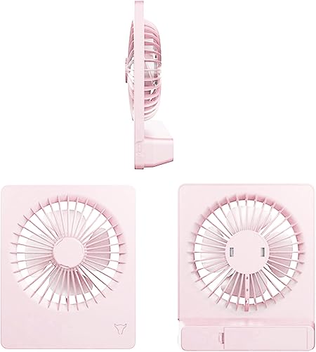Miniatura 6 de Ventilador personal de escritorio portátil silencioso de 3 velocidades, ventilador de mesa portátil, mini ventilador de mesa de ajuste, oficina en