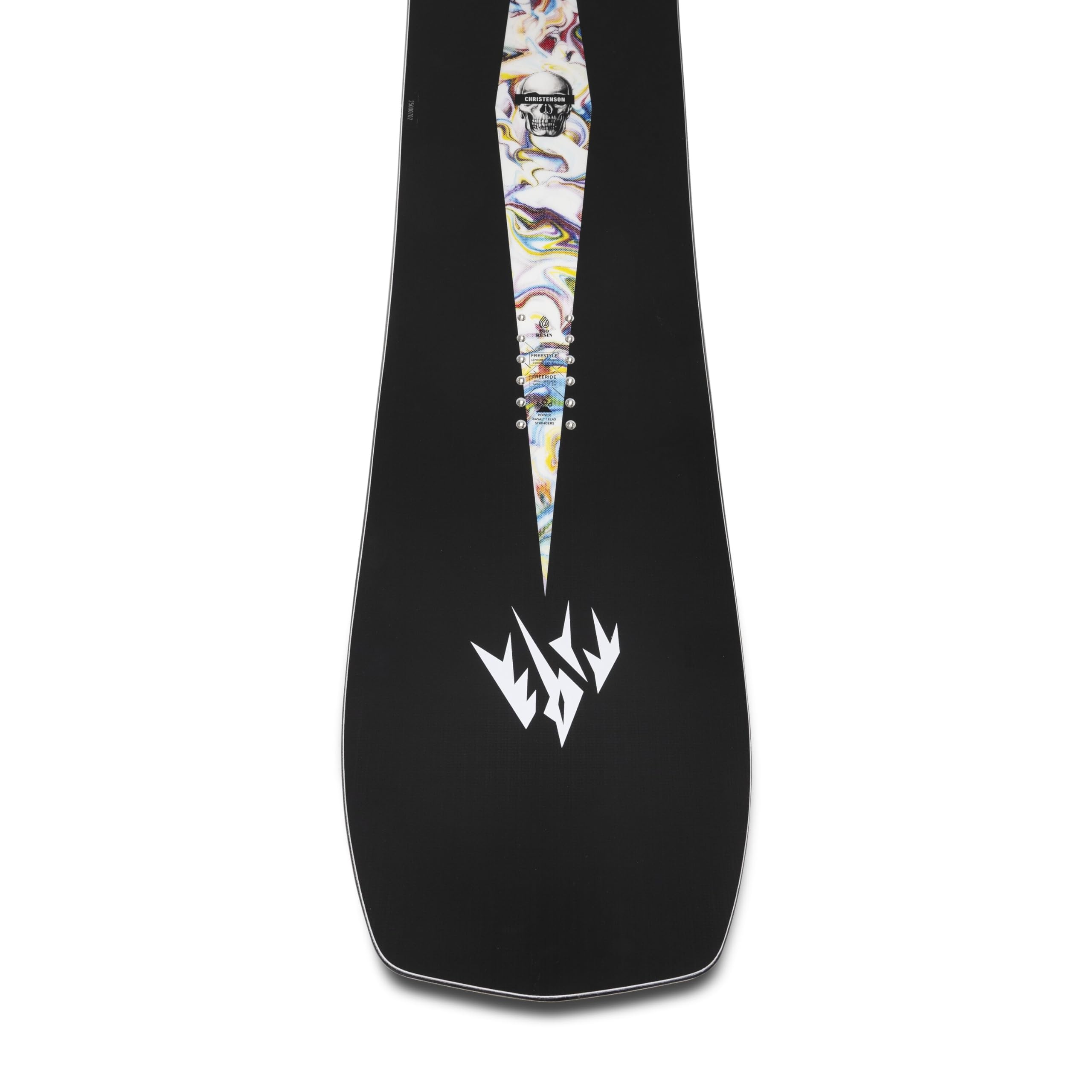 JONES - Mind Expander Twin, Snowboards Surf Shape, Ideal for slashing pow, Poppin’ Pillows and tossin’ Tricks, Size 158, Color Black