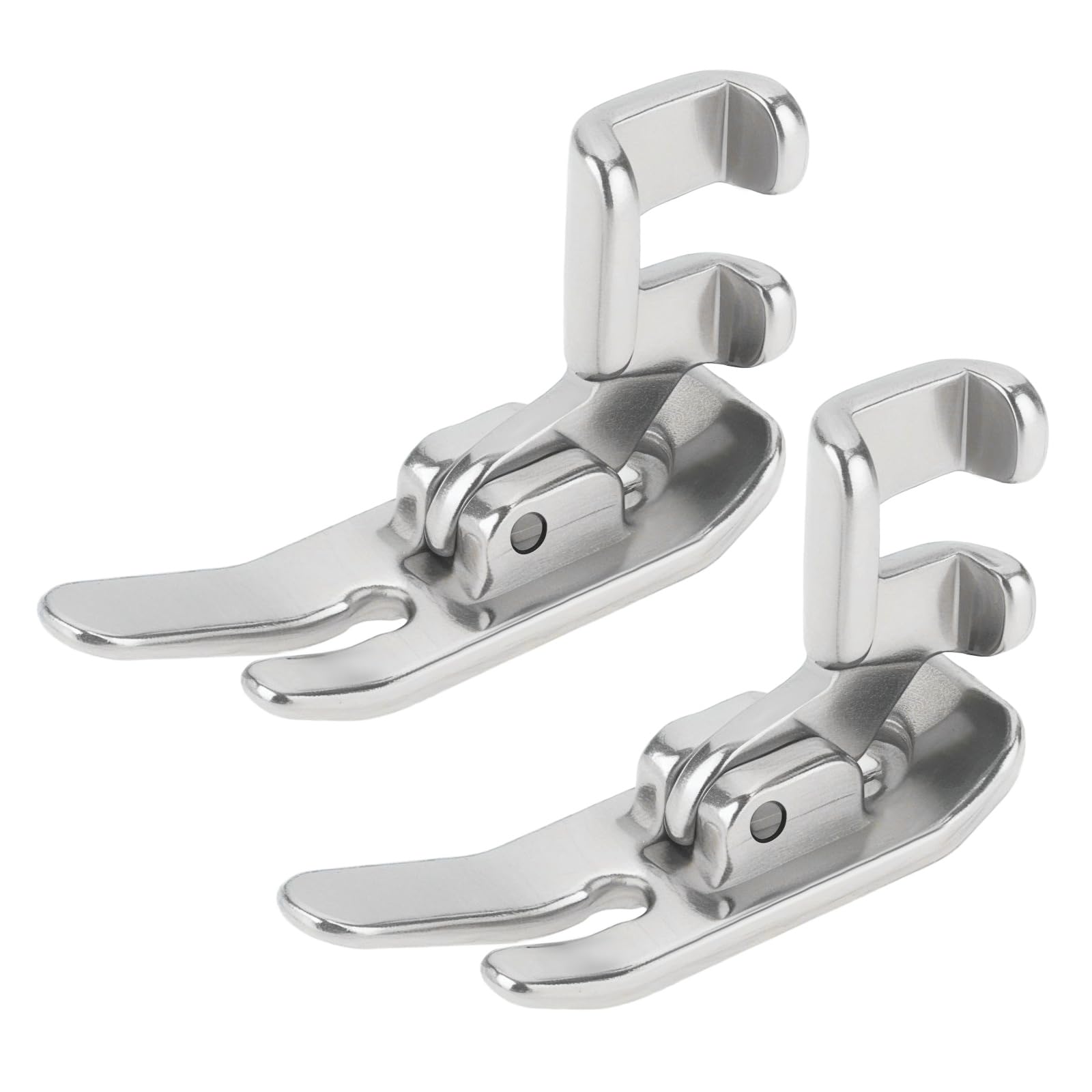 EMSea 2Pcs Sewing Machines Presser Foot 45321, 10mm Wide Low Shank Straight Stitch Presser Foot Compatible with Brother, Compatible with Kenmore, Compatible with Singer