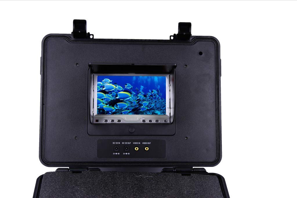 Caméra De Pêche Sous-marine MTW 7″ – Détecteur De Poissons 360°, 50m De Profondeur