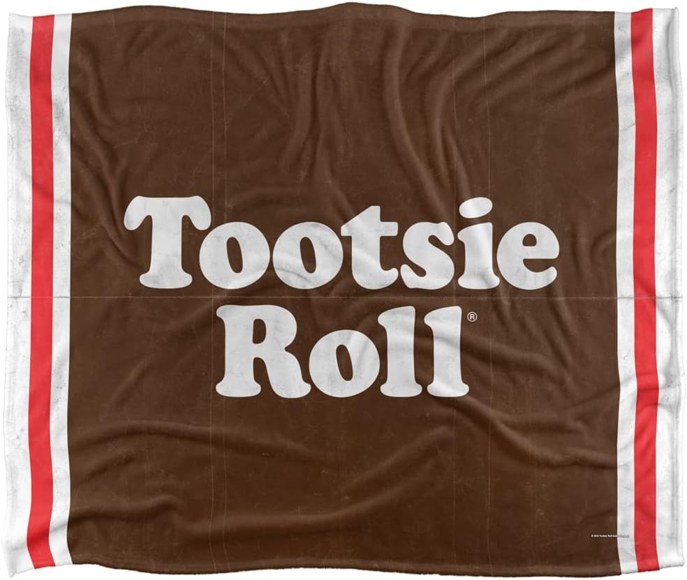 Tootsie Roll Wrapper Officially Licensed Silky Touch Super Soft Throw Blanket 50" x 60"