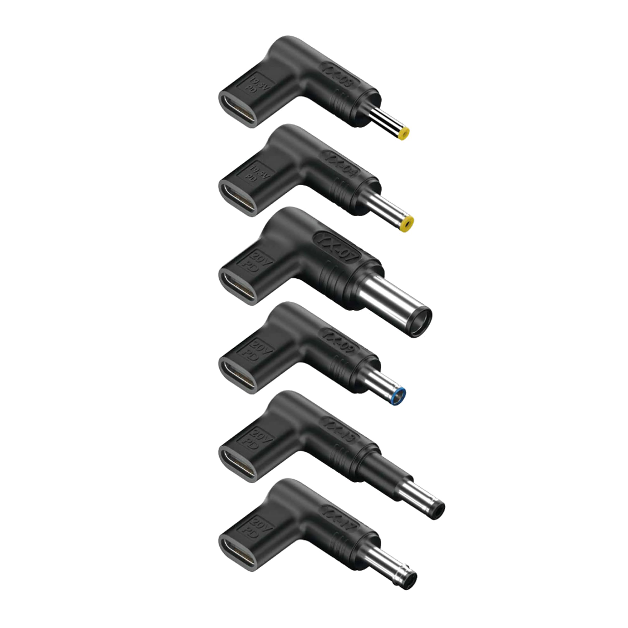 Pack 6 Clavijas para Portátil HP NGS BUD-H/ DC - USB Tipo-C