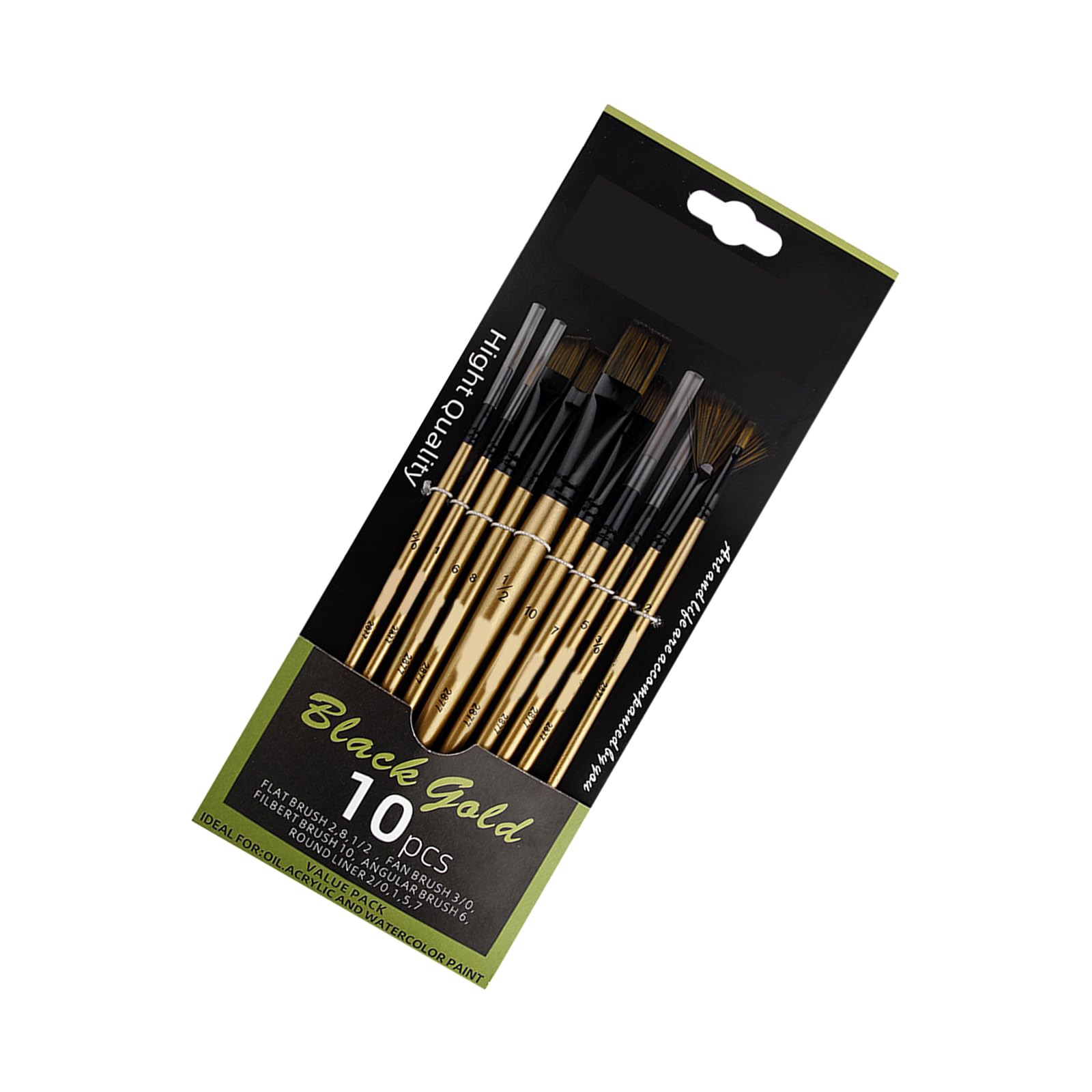 hogtnd Multi-purpose painting brush, suitable for watercolour, gouache and oil techniques for various creative projects, crafts and painting tools