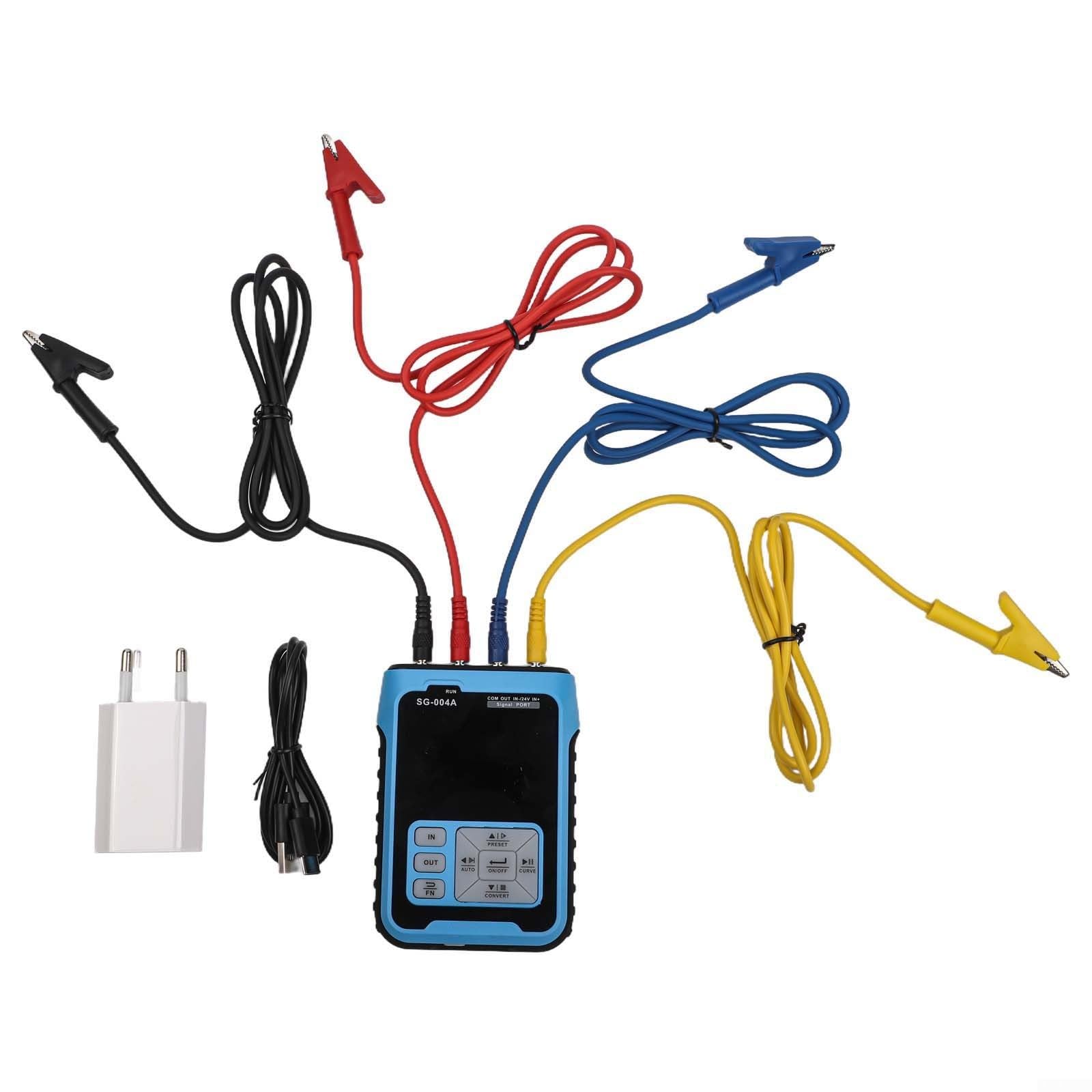 SG-004 Generatore di segnale 25 MHz DDS generatore di funzioni con 160 forme d'onda per laboratorio e industria – 2,4 pollici LCD USB-C