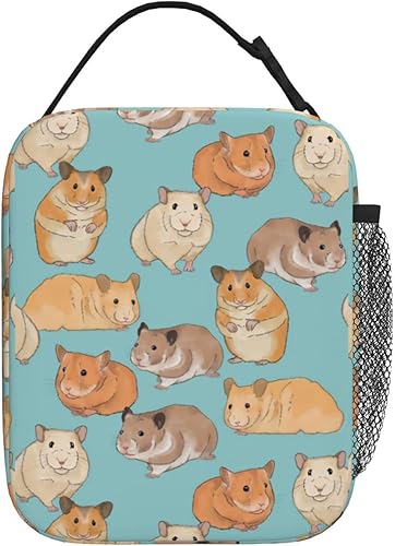 Miniatura 5 de Bolsa de almuerzo para hámsteres, bolsa de almuerzo para mujer, lonchera aislada
