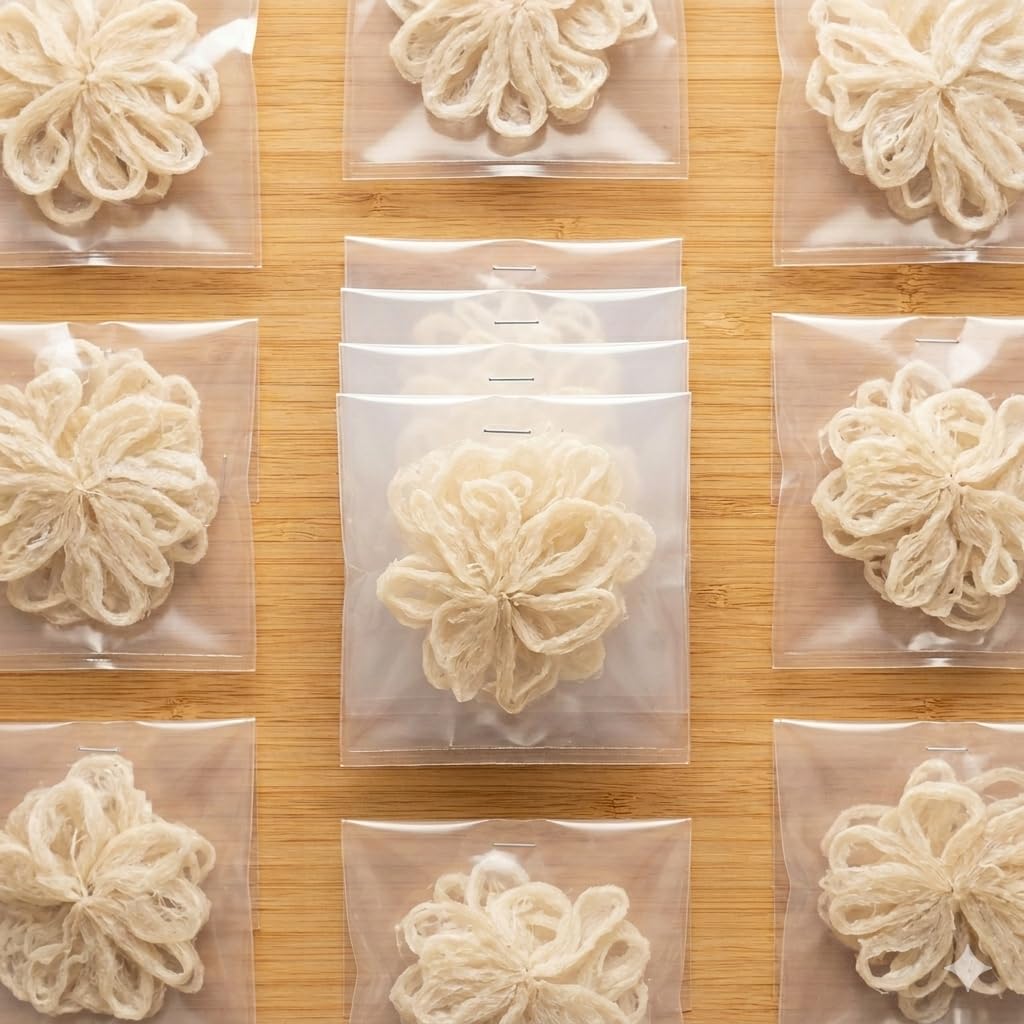 Chellamalli Natural Lotus Stem Wicks | Thamarai Thandu Thiri | Tamara Vathulu | Kamal Batti for Lakshmi Pooja & Prosperity - Pack of 15