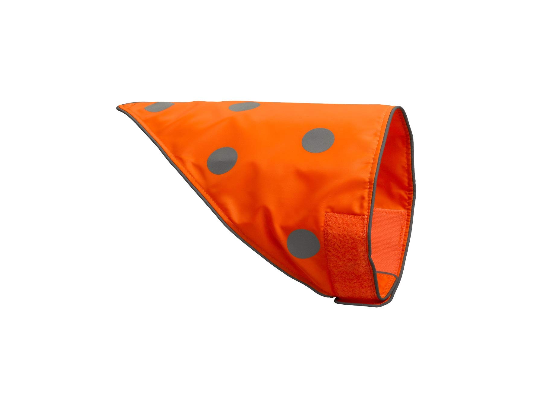 SPOT THE DOG!Reflective Dog Bandanas - High Visibility Safety Dog Accessories for Small, Large Dogs, Orange Collar, Scarf, Kerchief, Bib for Hunting, Camping, Walking at Night (Blaze Orange, M-L)