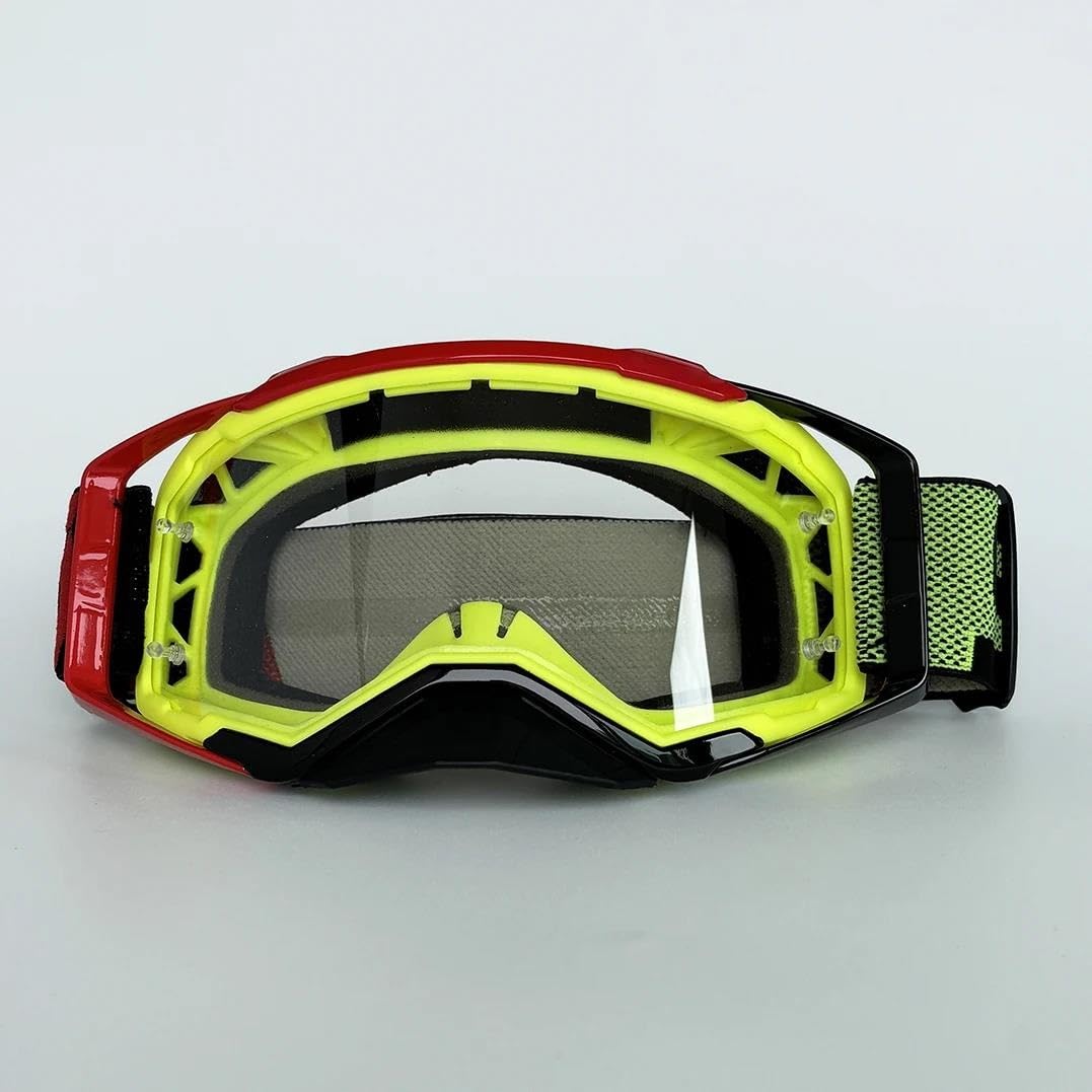Gafas Esqui Mujer&Hombre Gafas de sol para motocicleta todoterreno, para hombre, para bicicleta de montaña, para vehículo todoterreno, protección a prueba de viento, para esquí, carreras, gafas todote