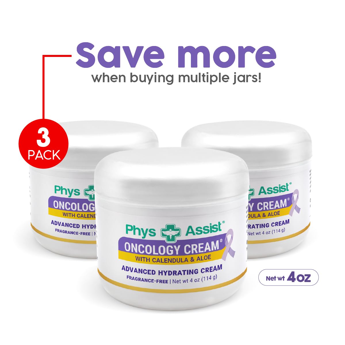 PhysAssist Oncology Calendula & Aloe Moisturizing Cream