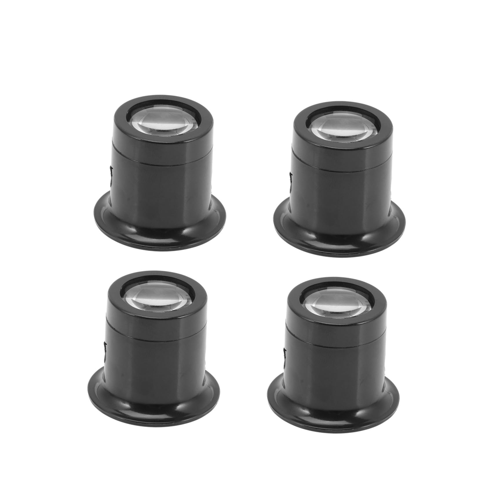 LALAFINA Jeweler Loupe Magnifier Watch Repair Loupe 10x Magnification Resin Loupe Magnifier Convenient Jewelers Loupe