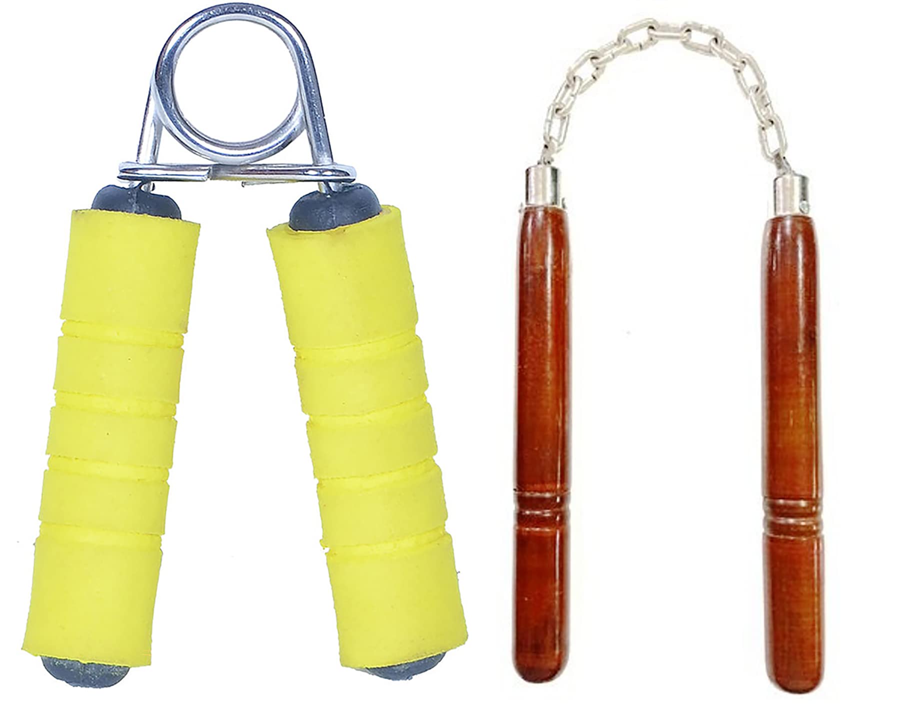 Victor Choice Hand Gripper Forearm Exerciser Wrist Fitness Foam Hand Grip--(Yellow & Brown)_(Combo Of 2)--HJUI-image-40