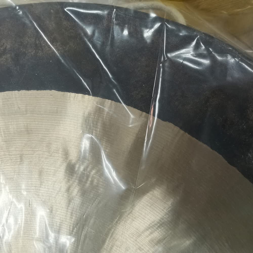 Bronze Chinese Traditional Gong, Calming Sound And Beautiful Wash Quality, Traditional & Aged Look, Great For Sound Healing, Home, Office(22 Inch)