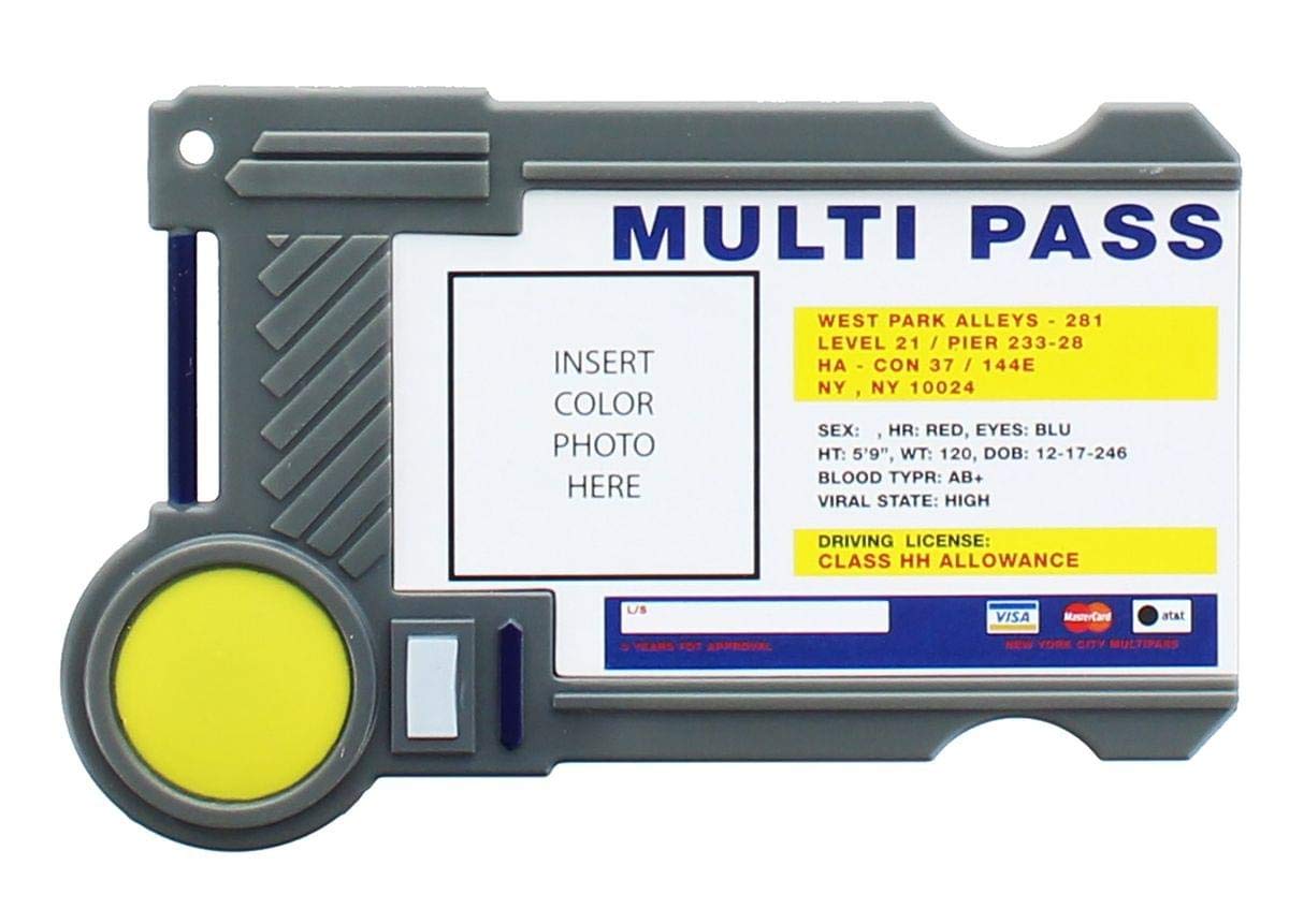 Nerd Block The Fifth Element Multi Pass Prop Replica