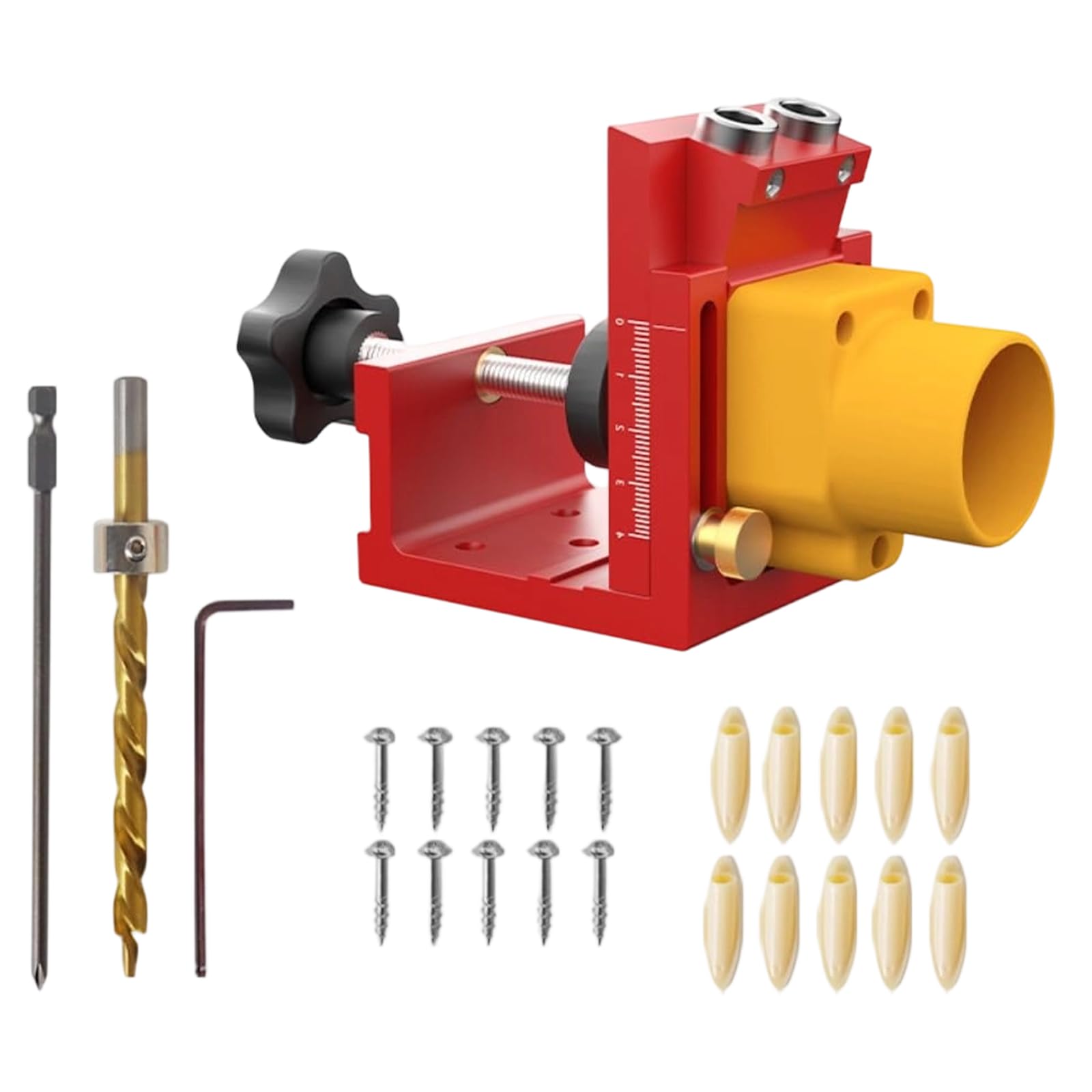 Multifunctional Hole Locator Enhances Efficiency in Woodworking and Metalworking for Strong Pocket Hole Jigs
