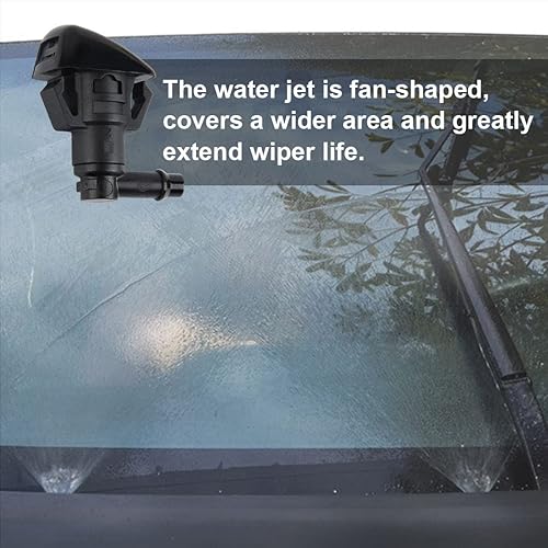 Miniatura 4 de Kit de boquilla para limpiaparabrisas compatible con Dodge Durango 2011-2018, Dodge Grand Caravan 2011-2014, Jeep Grand Cherokee 2011-2017