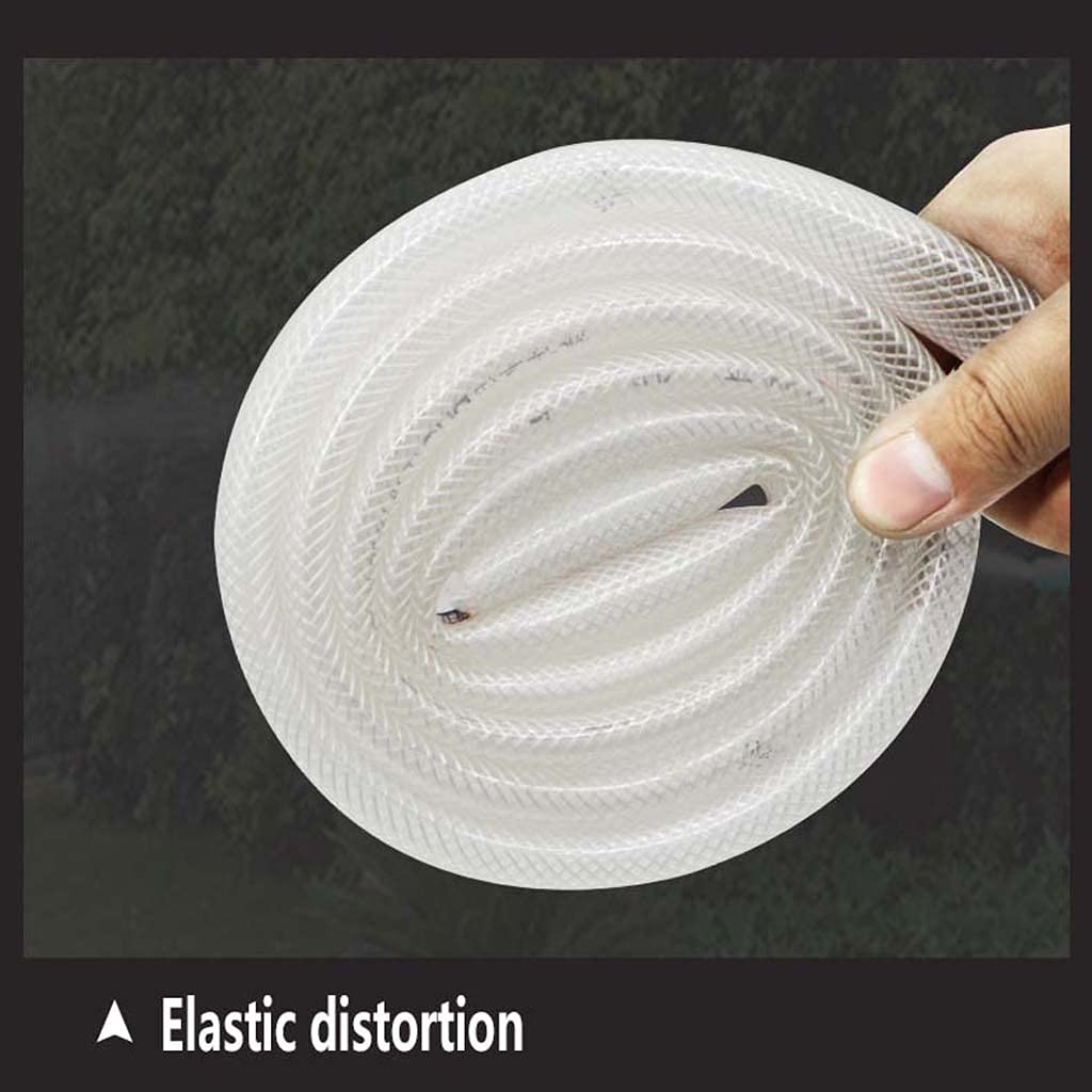 Tube en PVC Transparent de 5/8 ", 16 mm ID x 20 mm OD Tuyau d'eau Flexible Tuyau d'étang pour Aquarium Tuyau de mazout en Plastique, Tuyau d'air Durable Transparent