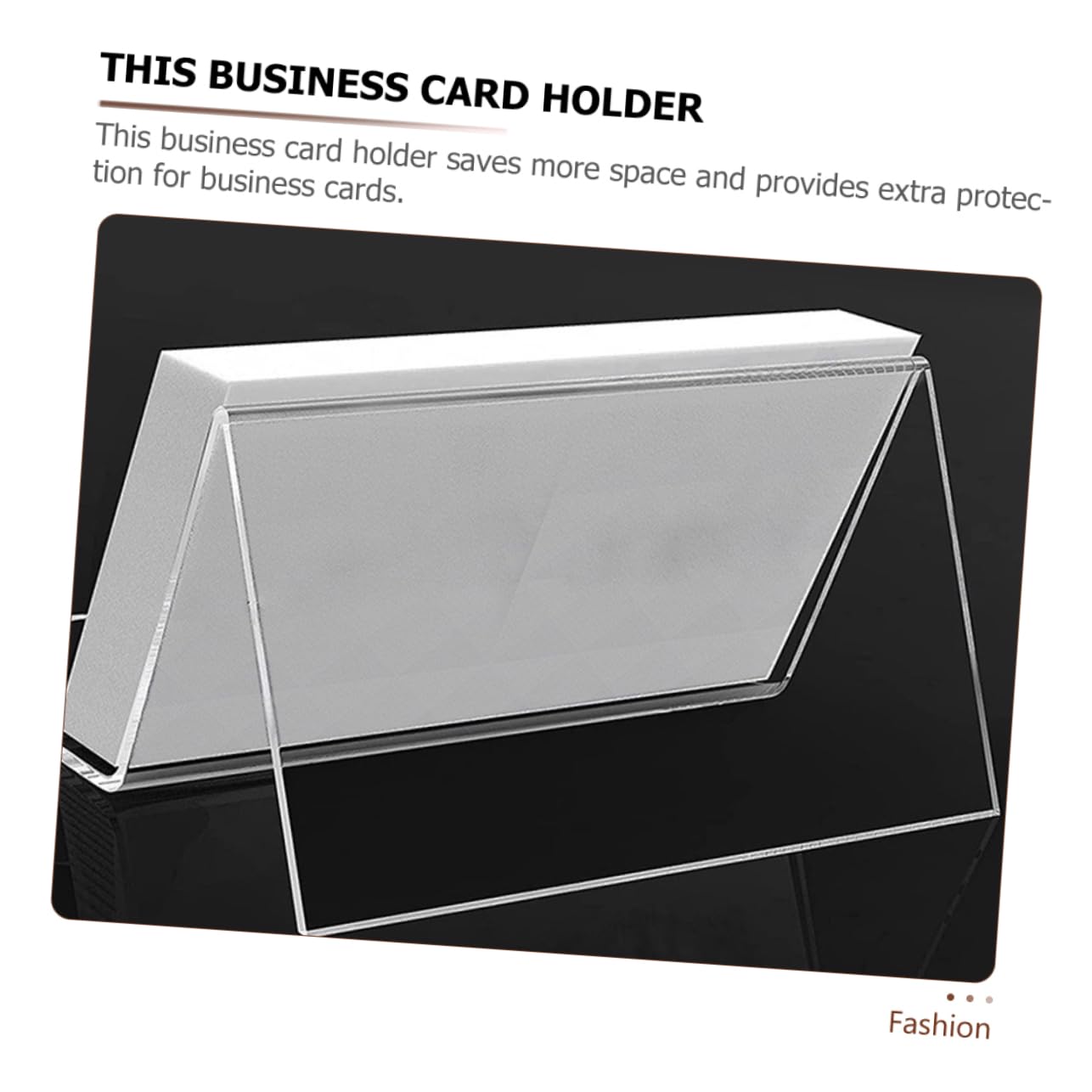 STOBOK 6pièces Support De Carte De Visite Transparent Organisateur Pour Bureau Présentoir Élégant Pour Cartes Professionnelles