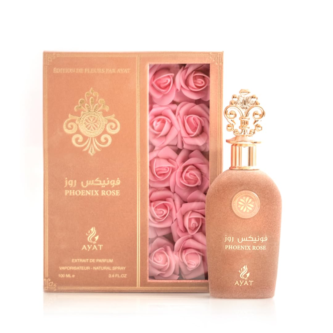 Phoenix Rose Eau de Parfum – 100ml | luxury perfume for women | Floral Oriental Fragrance with Rose, Vanilla, & Amber | Arabic Perfume for Women | dubai perfume women