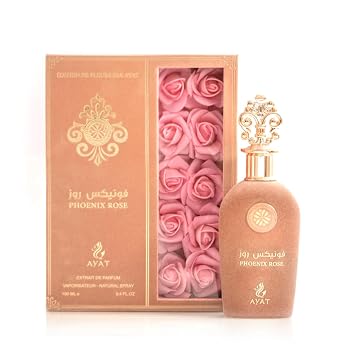 AYAT PERFUMES Phoenix Rose Eau de Parfum 100ml | luxury perfume for women | Floral Oriental Fragrance with Rose, Vanilla, Amber | Arabic Perfume for Women | dubai perfume women