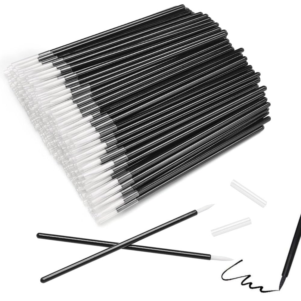 JetWave 100pcs Disposable Brushes for Plumo, Model Brushes, Paint, Melting Putty, Cement, Adhesive, Plastic Model, Figure, Paintbrush, Large Capacity