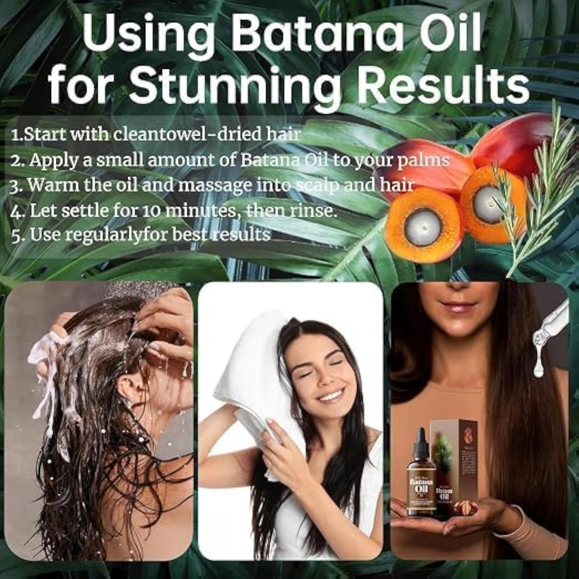 Batana Oil for Hair Growth, 100ml