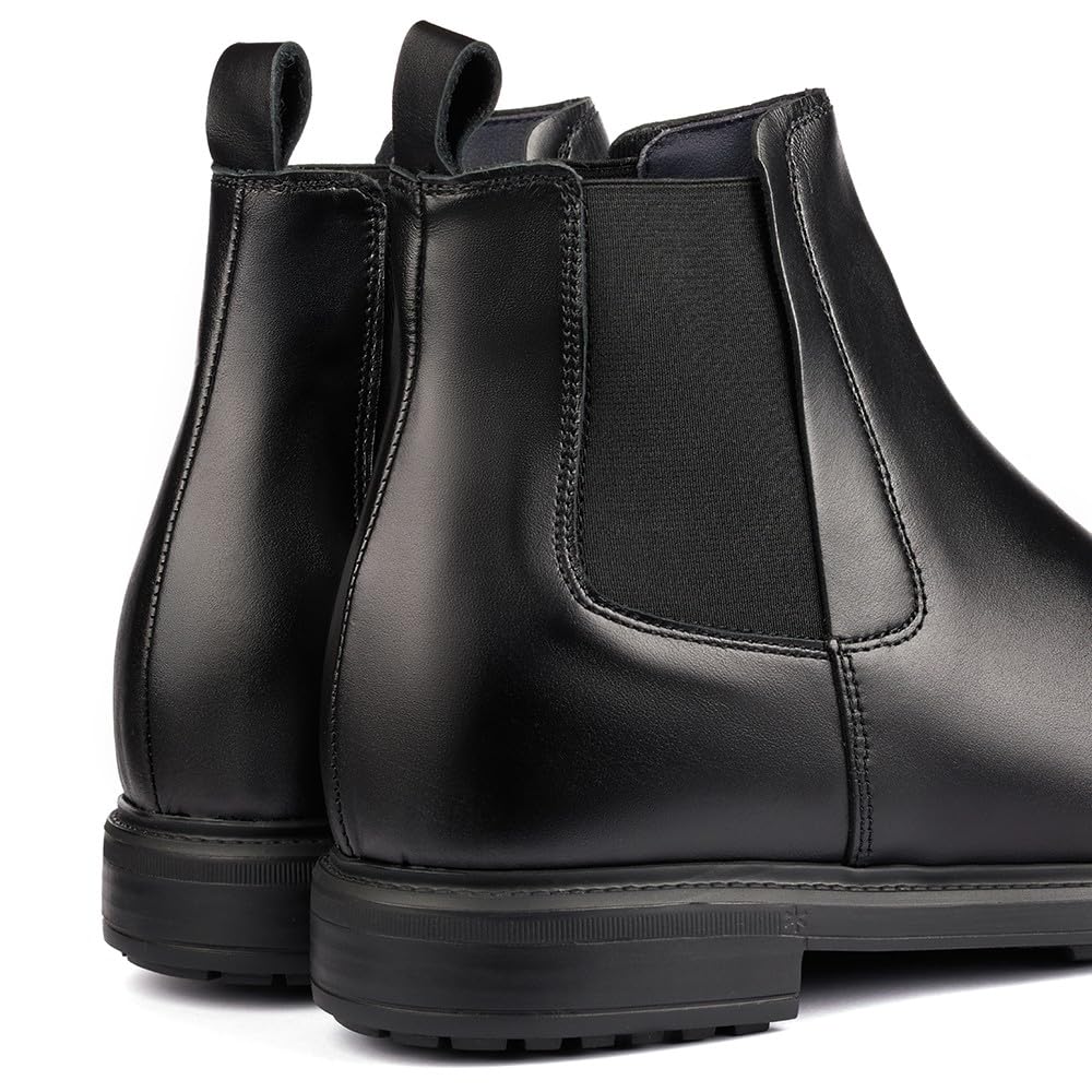 Scarpe da Uomo con Rialzo Aumenta in Modo Invisibile la Tua Altezza Fino a 7 cm. Modello Chelsea