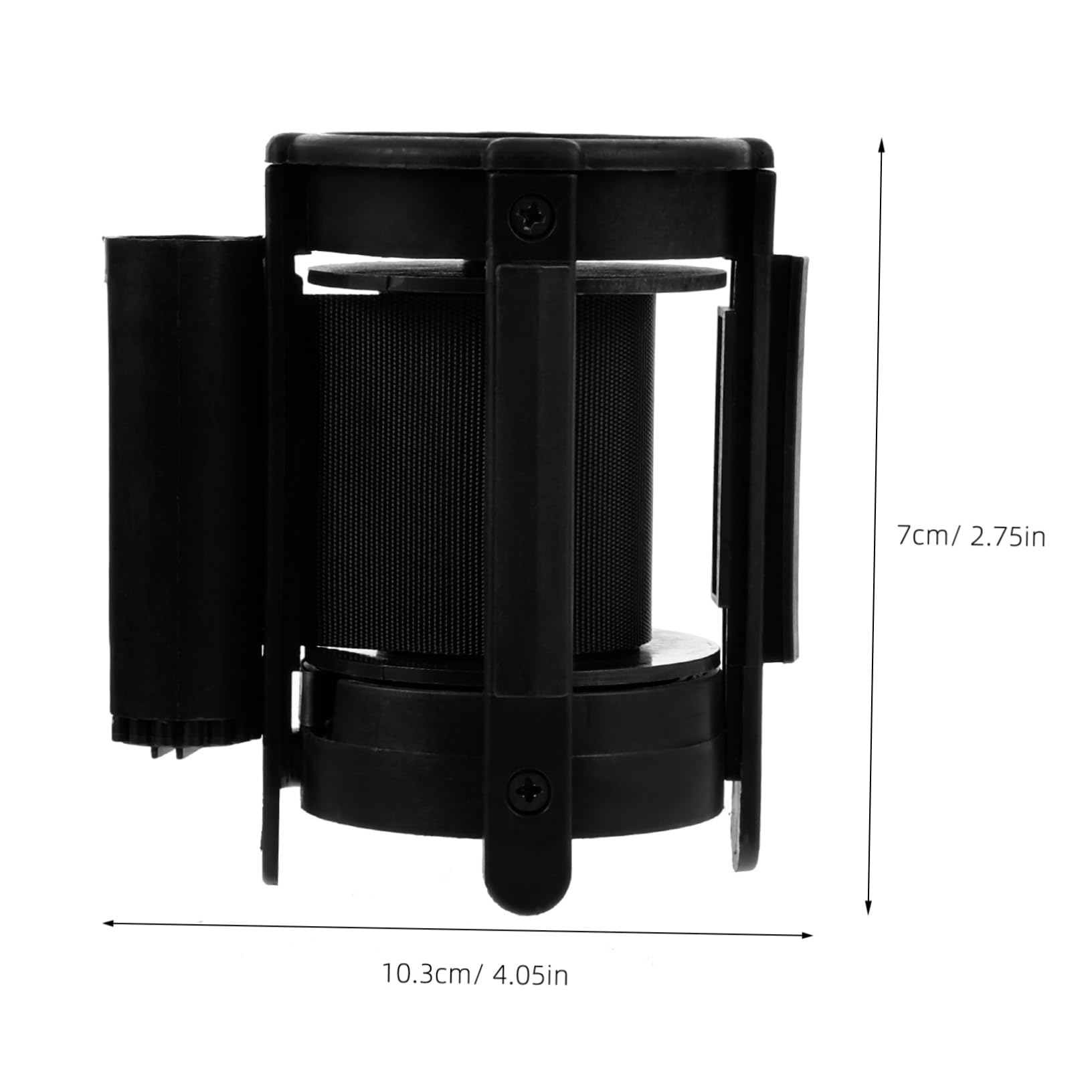 HEALLILY Traffic Retractable Belt Safety Barrier 2m Telescopic Head Railing Barricade Belt for Retail Store