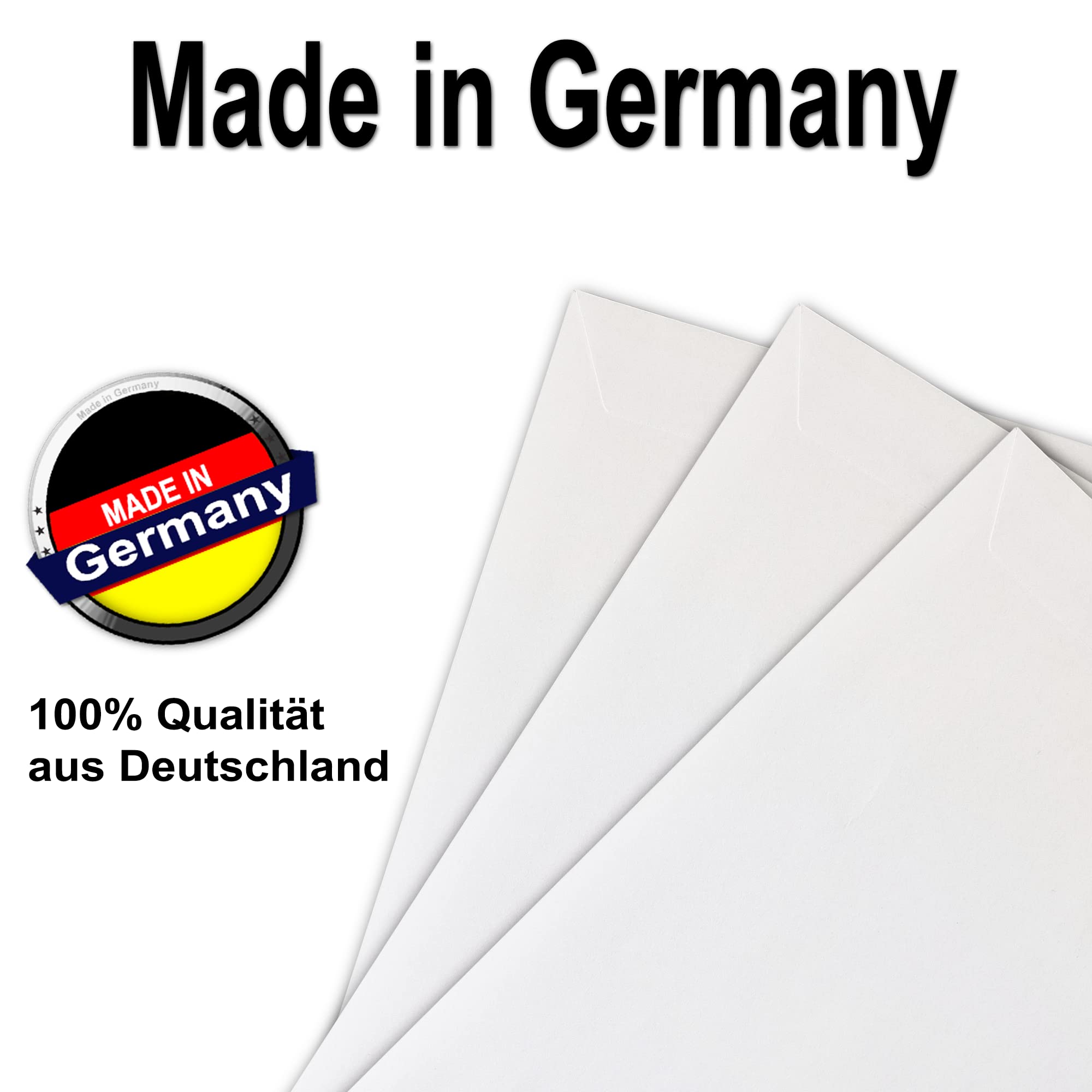 100x Versandtasche C4 A4 weiß mit Fenster, selbstklebend mit Abziehstreifen, mit grauen Innendruck, 120 g/qm, Maße 229 x 324 mm Umschläge Kuvert