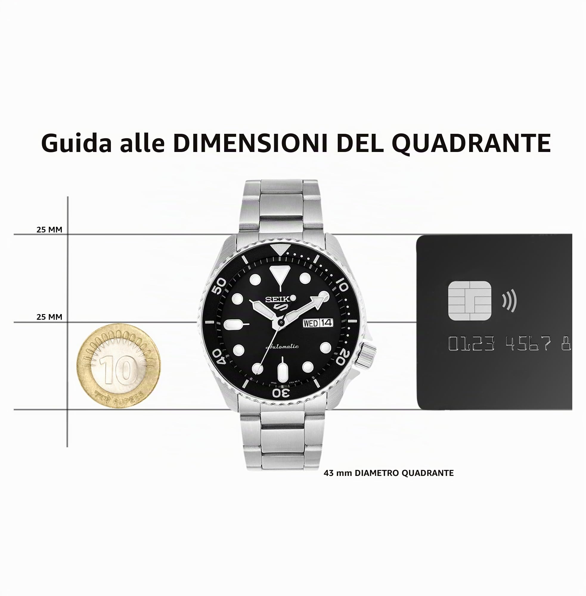 Seiko 5 Sports Orologio Analogico Automatico Uomo