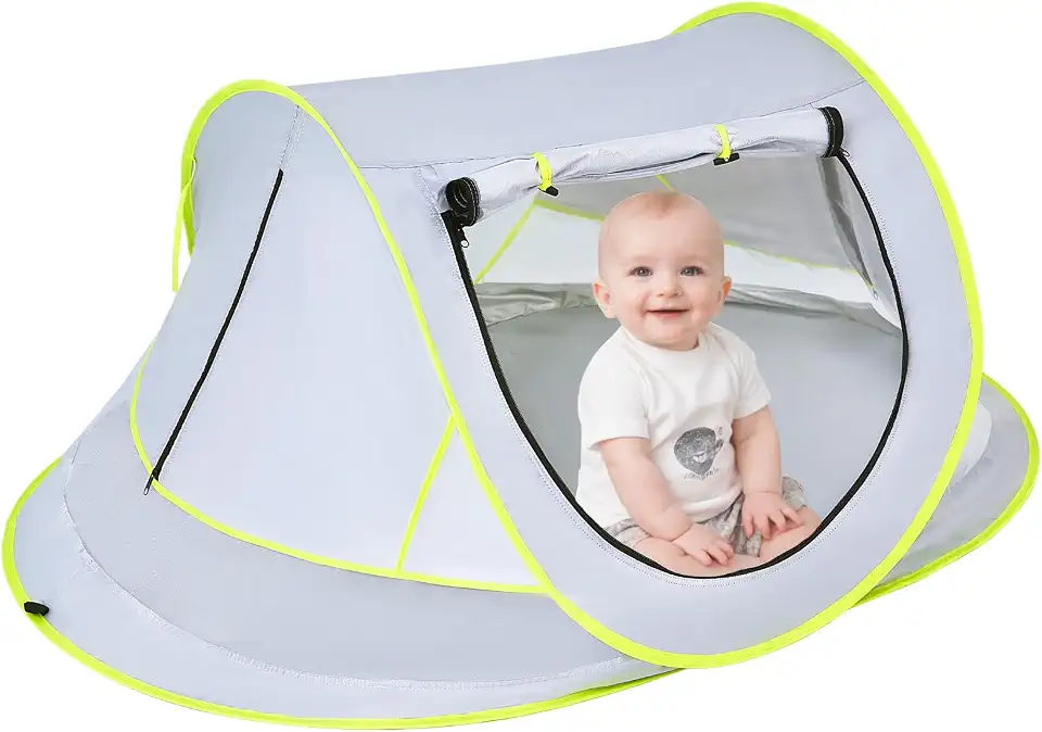 Mengersi Barraca de Praia Pop-up com Mosquiteiro