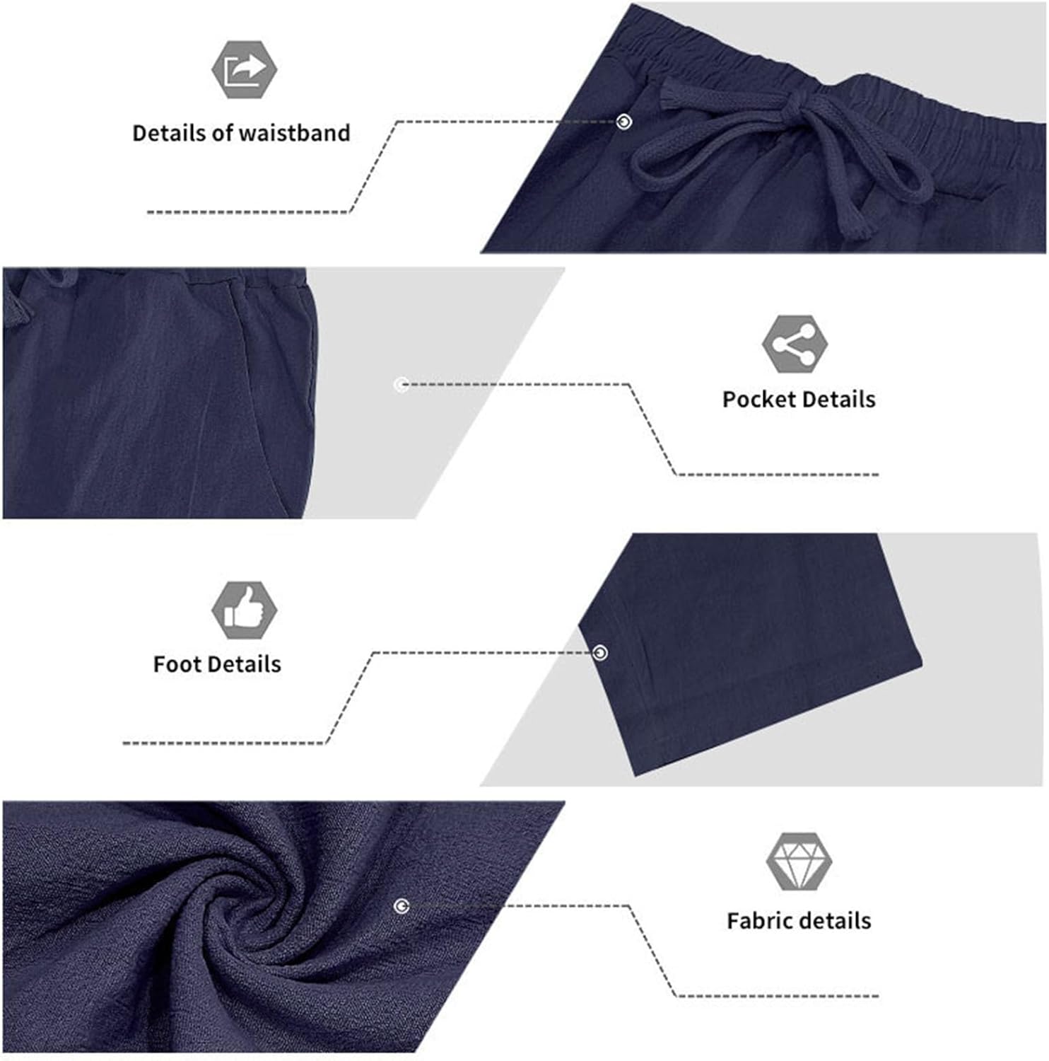 Mens Cotton Sets 2 Piece Outfits Sleeveless Solid Button Down Hoodies Straight Pants Summer Casual Vacation Suits