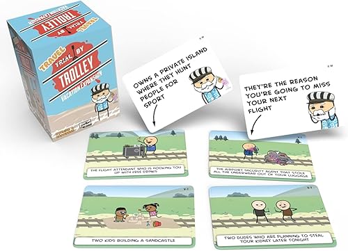 Miniatura 2 de Skybound Entertainment Trial by Trolley Expansión de Vacaciones - Skybound, Juego de fiesta de dilemas morales y asesinato de troley, Edades 14+,