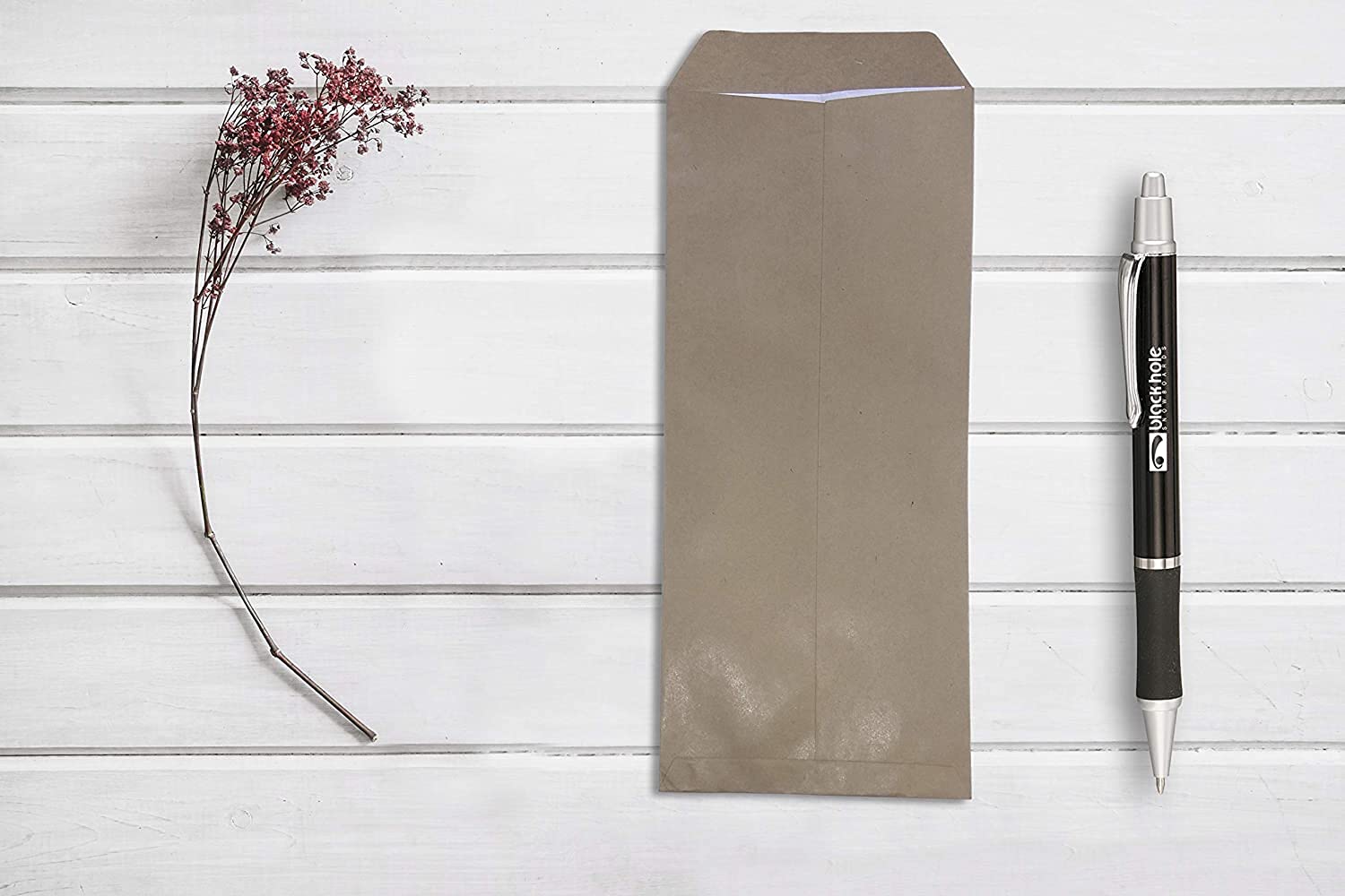 Abha 11x5 Brown Envelope 100-120GSM Pack pf 50pcs 1