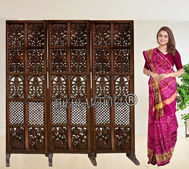 Wooden Partition Wall Divider for Living Room, Hall & Pooja Room