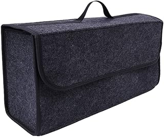 car Soft Storage Box Trunk Bag Travel Storage Organizer holder car accessories Deep Grey