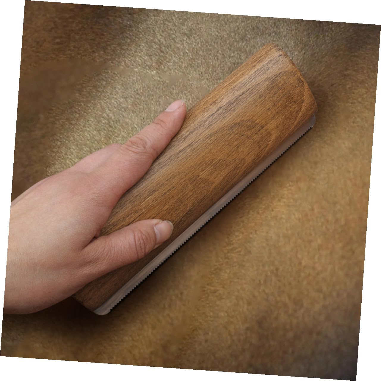 Pferdepflegeschaber mit Ergonomischem Griff, 20cm und Metall