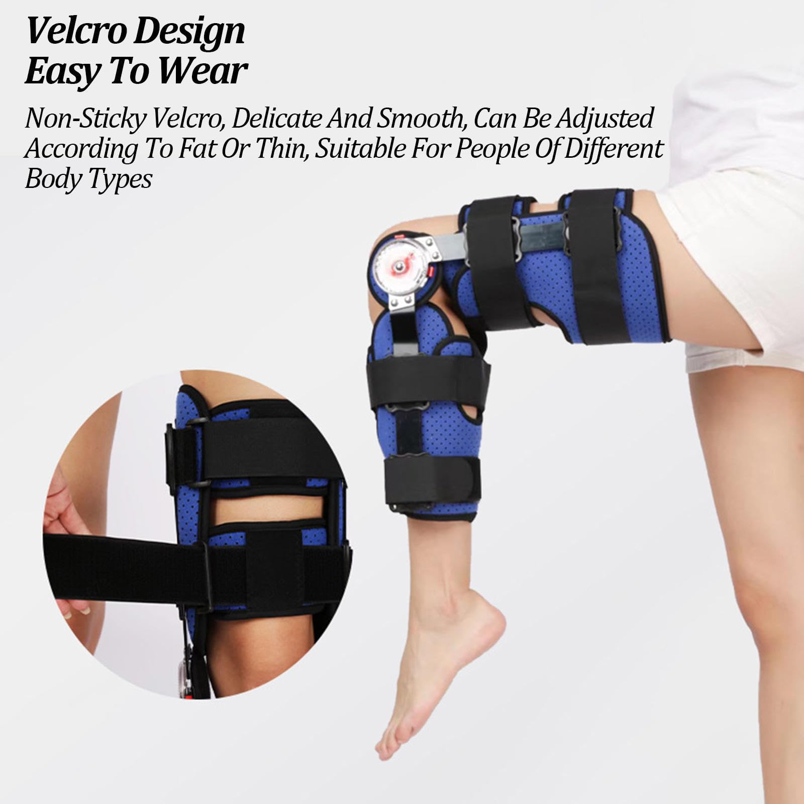 Rodillera Posoperatoria Bisagras Ajustables, Lesiones Menisco, Lesiones Ligamentos, Soporte Artritis El Dolor Rodilla, Soporte Adecuado Recuperación Lesiones Rodilla