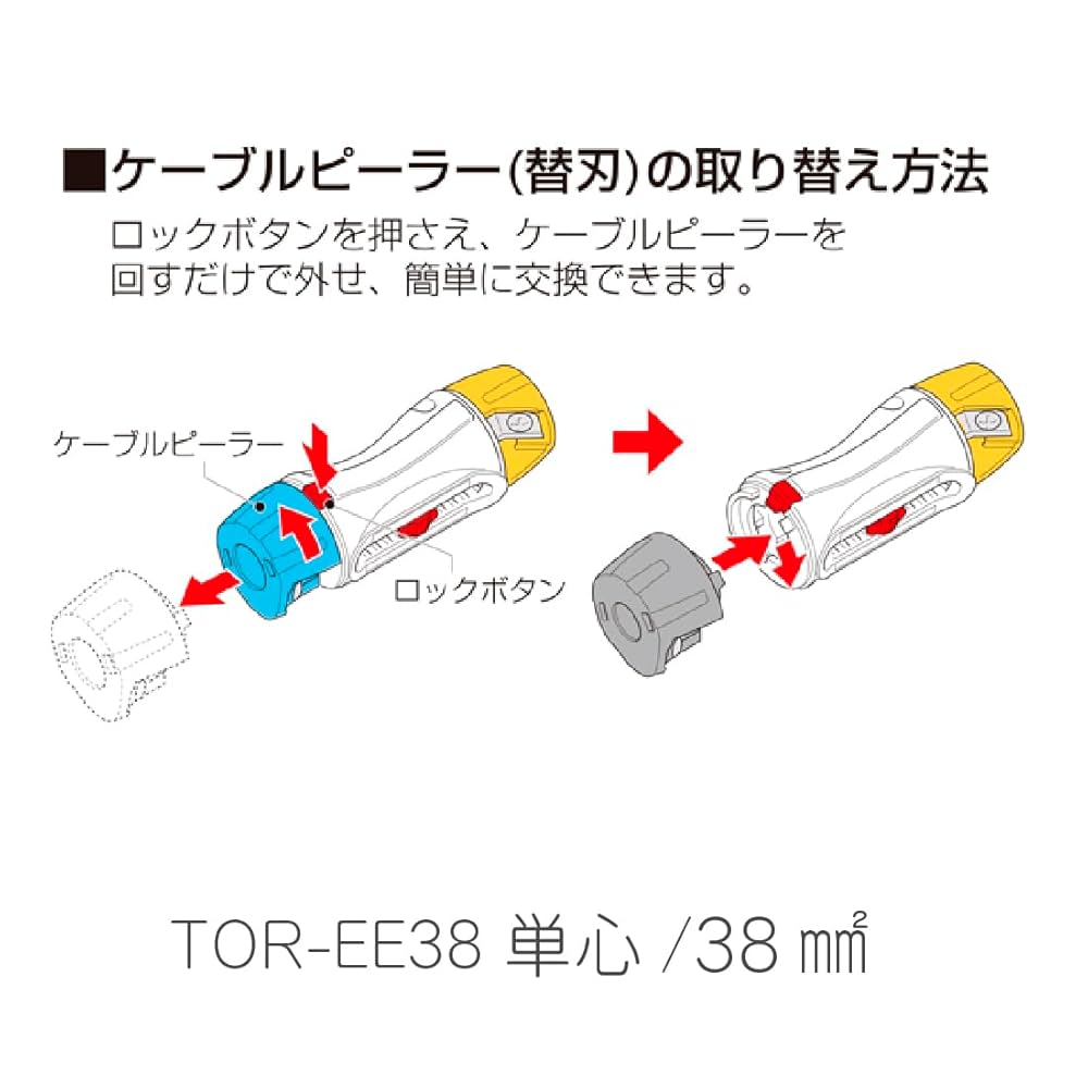 Amazon.co.jp: 未来工業 ケーブルピーラー 替刃 単心 高圧EE