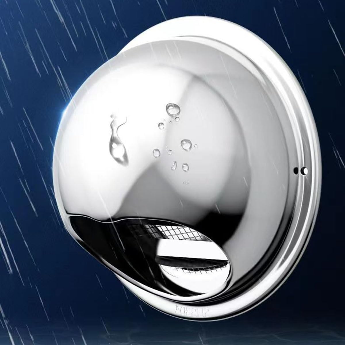 Rejilla de ventilación Redonda de Acero Inoxidable, Rejilla Protectora con Malla antiinsectos, Cubierta de Salida de Aire (tamaño: 300 mm – 11,8 Pulgadas)