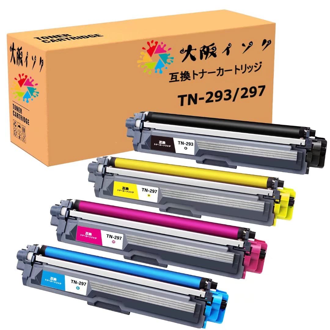 ブラザー TN-293BK TN-297Y TN-297M トナーカートリッジ Amazon.co.jp: トナーカートリッジ TN-293/297互換 Brother(ブラザー