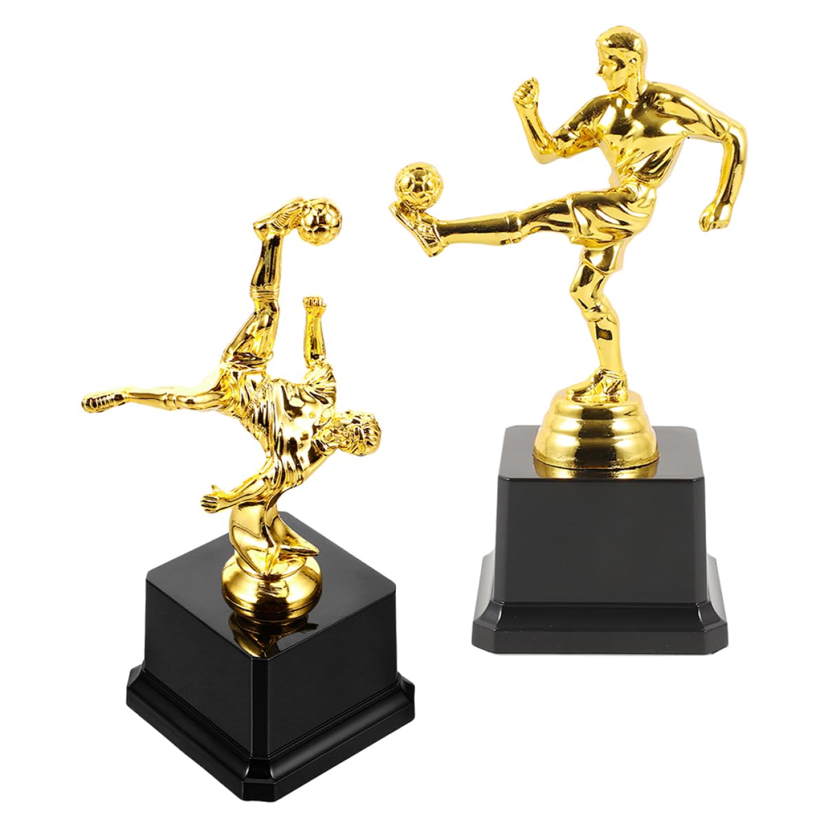 INOOMP 6stücke Fußball Trophäe Aus Kunststoff Sportliche Auszeichnung Für Fußballspiele Dekorative Trophäe Für Feiern Und Sportveranstaltungen Leicht Und Ansprechend Gestaltet