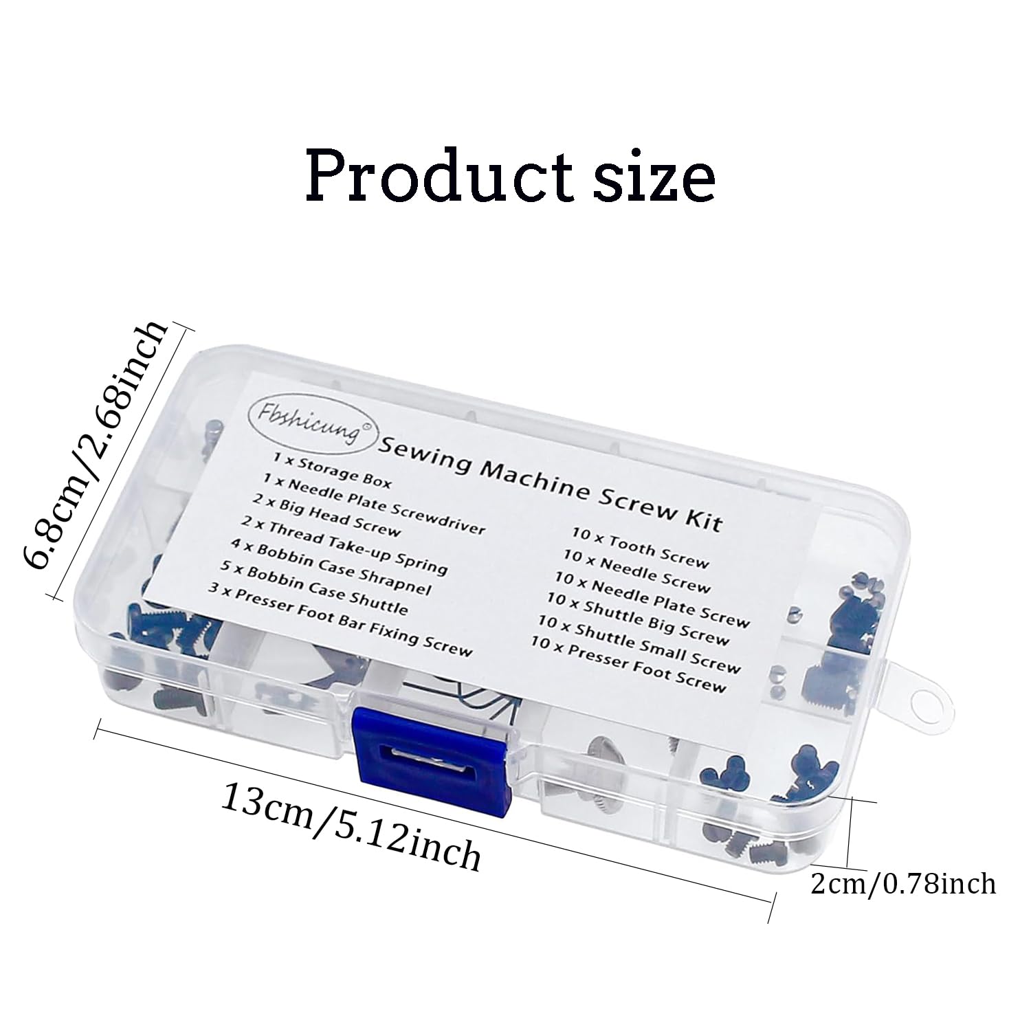 Amazon.com: Fbshicung Sewing Screw Kit Metal Fasteners Durable